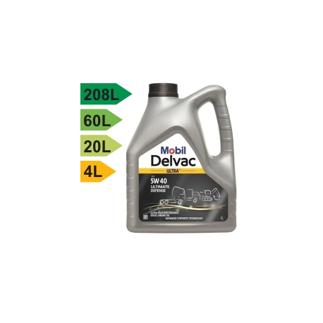 Mobil Delvac Ultra Ultimate Defense 5W-40